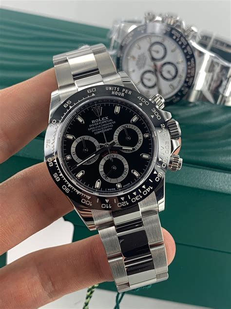 rolex cosmograph daytona black dial price